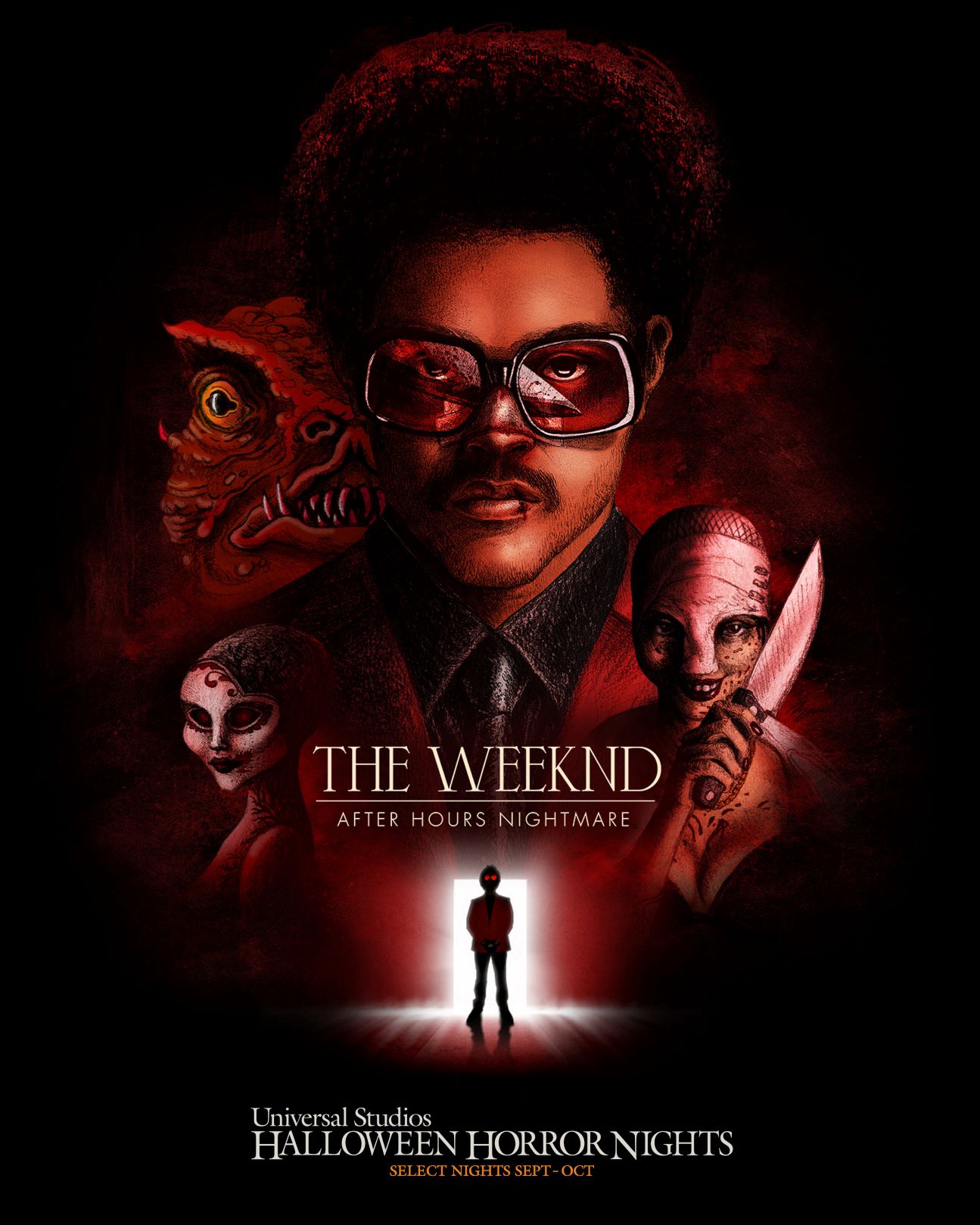 Halloween Horror Nights 2024 The Weeknd Sher Alameda